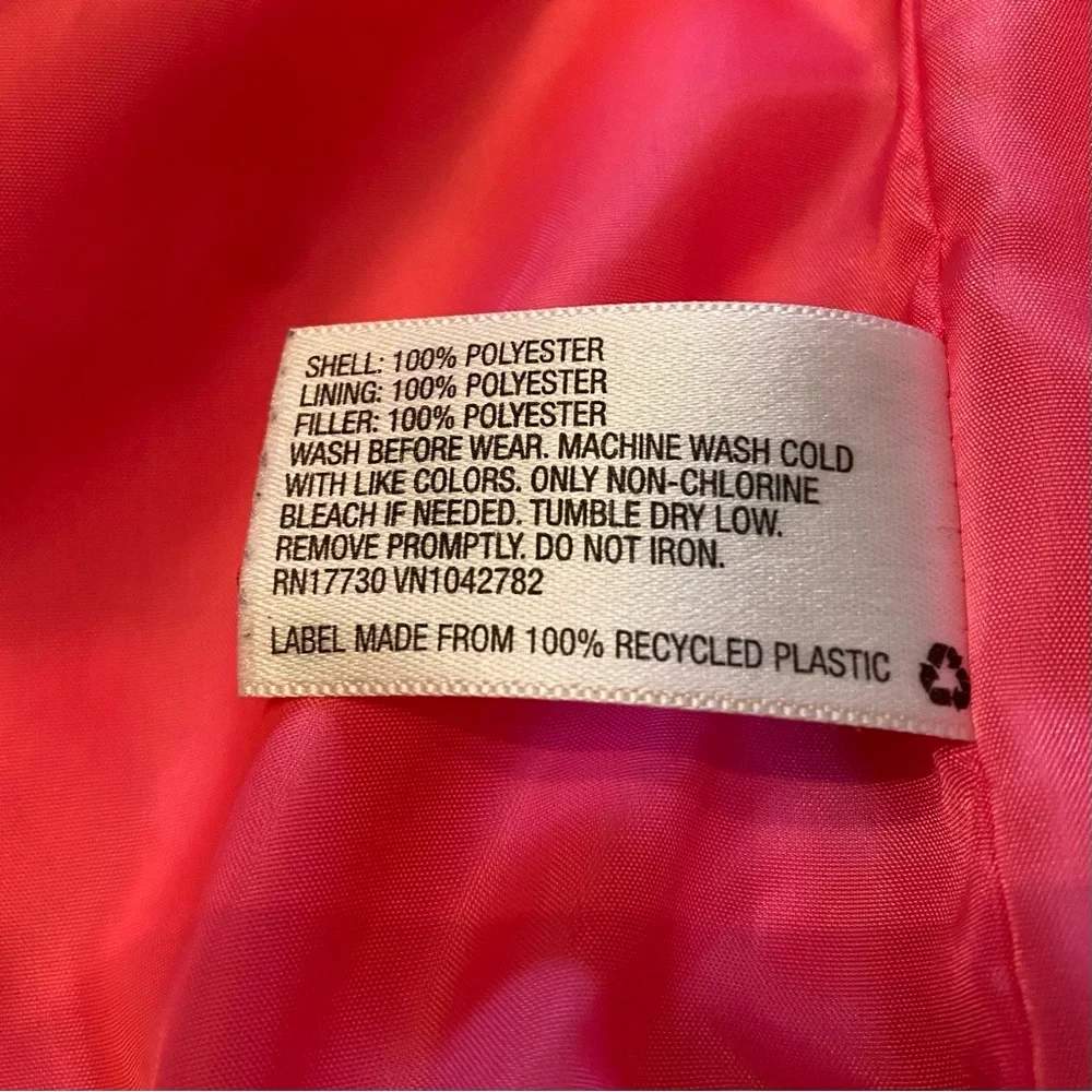 Girls OSHKOSH GENUINE KIDS Puffer Vest Ruffle Accent Size 3T